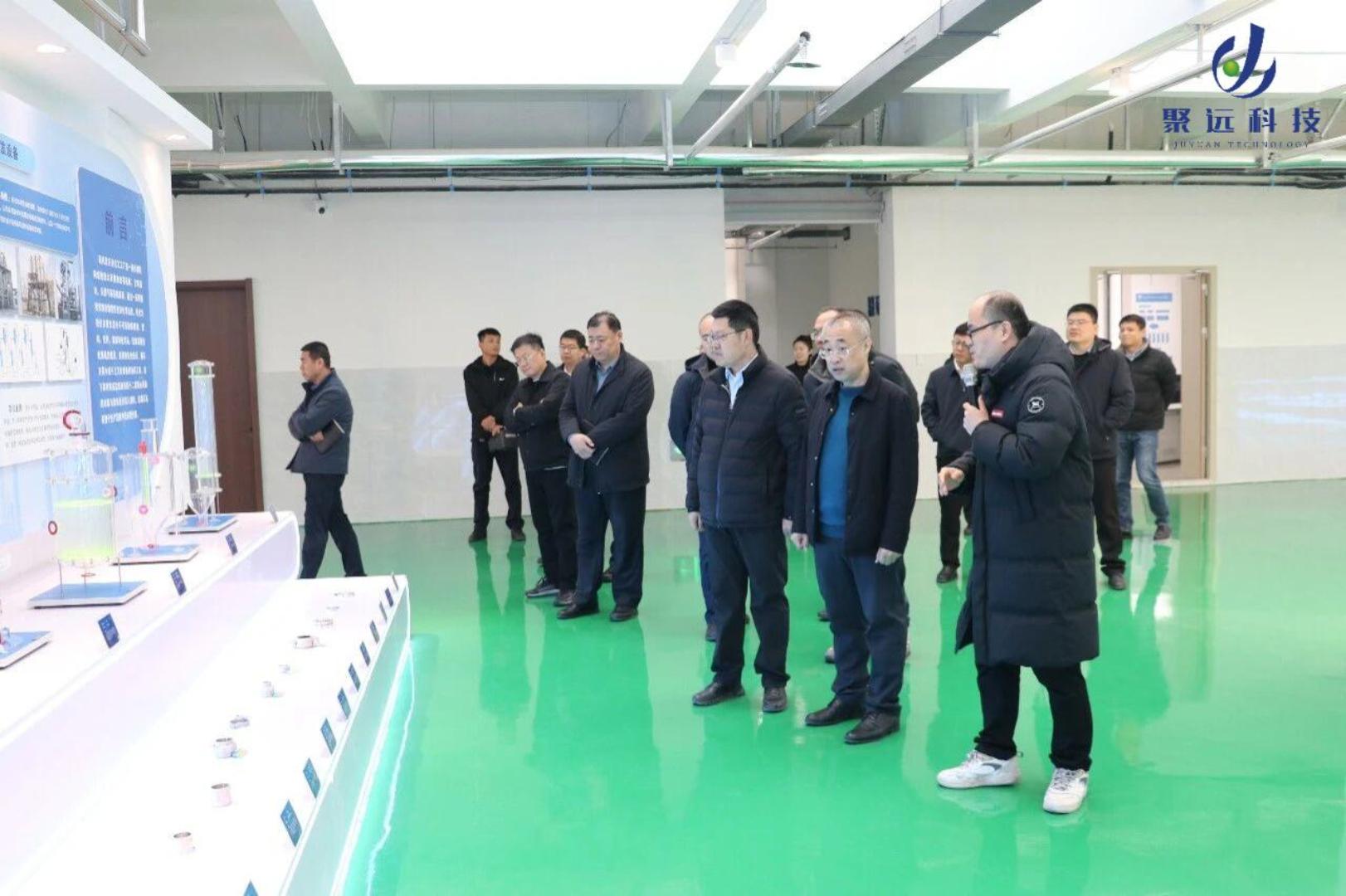 聚远科技承建东营港化工安全实训基地迎海科集团考察   获高度评价